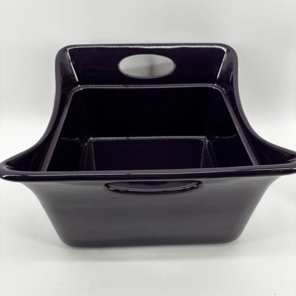 Rachael Ray Purple 3.5 QT Quart Square Casserole Baking Dish With Lid
